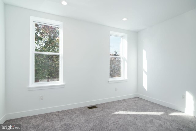 1737 N 28th St, Philadelphia, PA 19121 - unfurnished room with carpet floors and recessed lighting