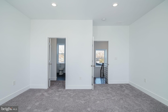 1737 N 28th St, Philadelphia, PA 19121 - unfurnished bedroom featuring carpet flooring and recessed lighting