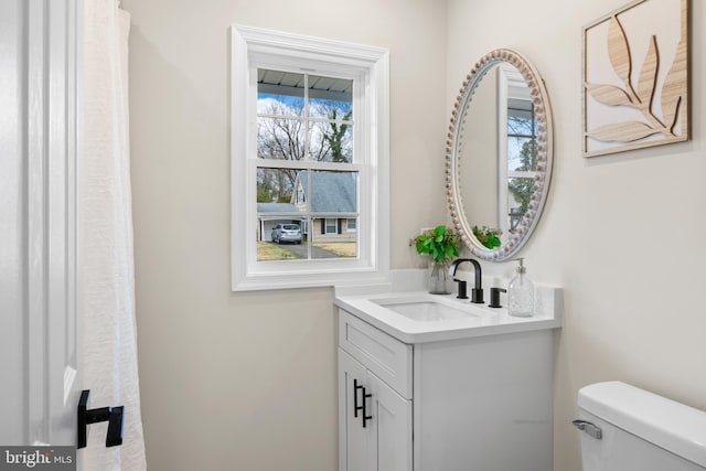 59 Parkside Cir, Willingboro, NJ 08046 - bathroom with toilet and vanity