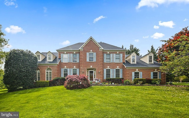 17400 Avenleigh Dr, Ashton, MD 20861 - colonial home with brick siding and a front yard