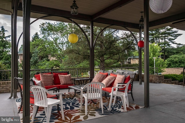 3360 Gleneagles Dr Unit 71-2B, Silver Spring, MD 20906 - view of patio / terrace with outdoor lounge area
