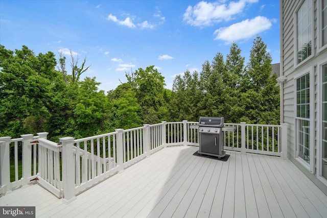 43146 Scenic Creek Way, Leesburg, VA 20176 - wooden deck featuring area for grilling