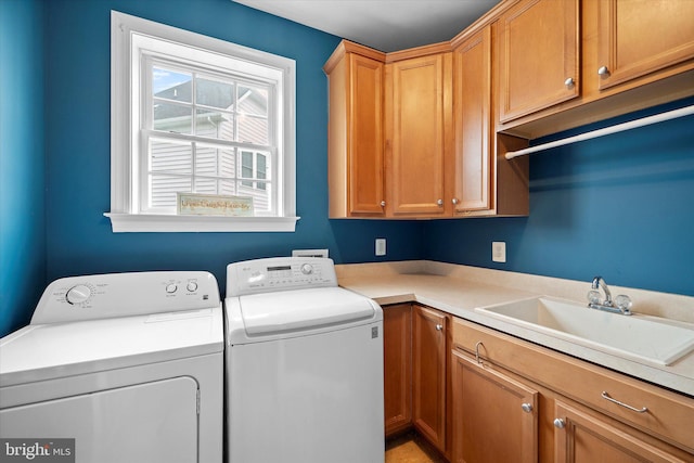 43146 Scenic Creek Way, Leesburg, VA 20176 - washroom featuring washing machine and dryer and cabinet space