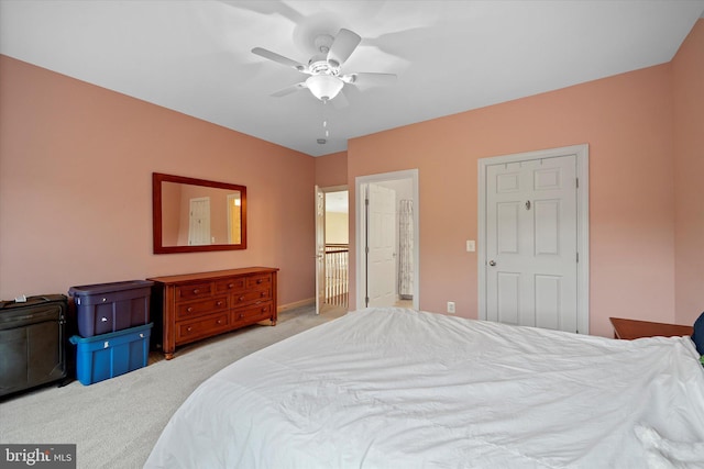 43146 Scenic Creek Way, Leesburg, VA 20176 - carpeted bedroom with a ceiling fan and baseboards
