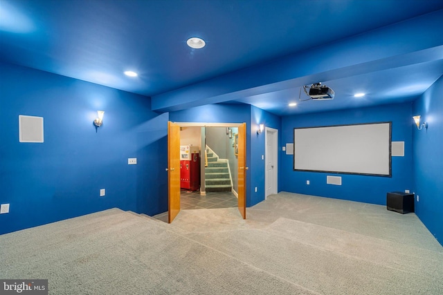 43146 Scenic Creek Way, Leesburg, VA 20176 - cinema featuring carpet flooring and recessed lighting
