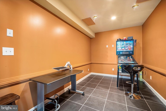 43146 Scenic Creek Way, Leesburg, VA 20176 - miscellaneous room featuring tile patterned floors and baseboards