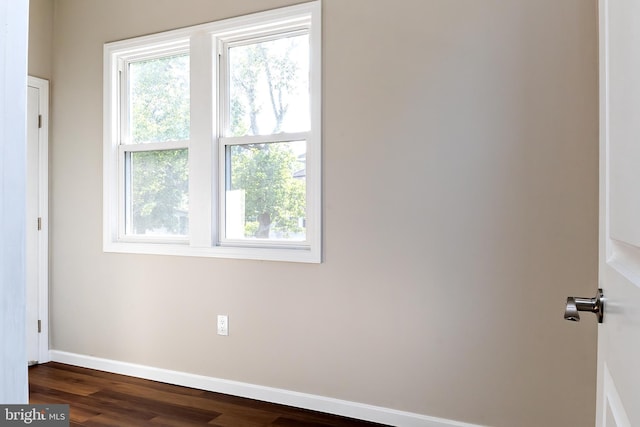 301 Nicholson Rd, Gloucester City, NJ 08030 - empty room featuring baseboards and wood finished floors