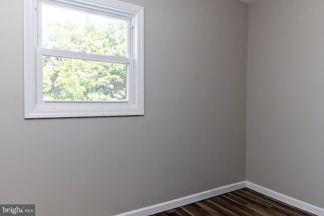 301 Nicholson Rd, Gloucester City, NJ 08030 - spare room with baseboards and dark wood-style flooring