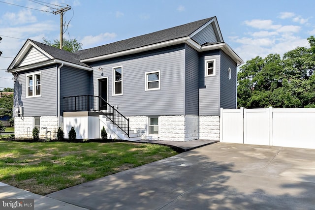 301 Nicholson Rd, Gloucester City, NJ 08030 - view of front facade featuring stairway and roof with shingles