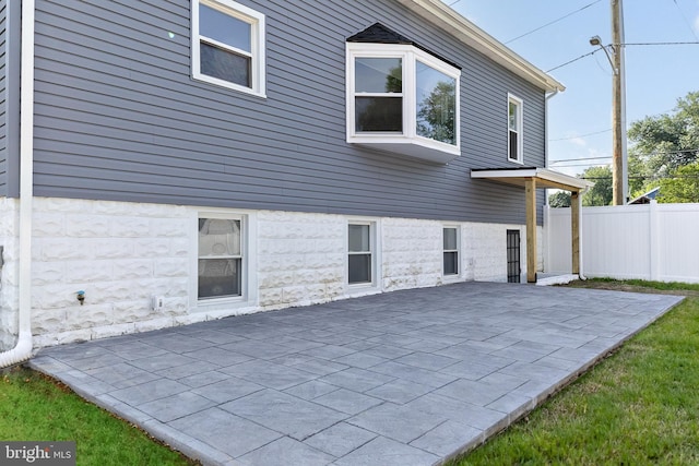 301 Nicholson Rd, Gloucester City, NJ 08030 - rear view of property with a patio area