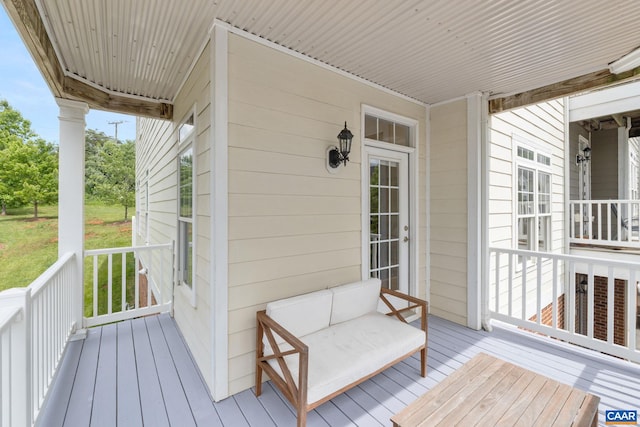 2126 Sundown Pl, Charlottesville, VA 22911 - view of wooden terrace