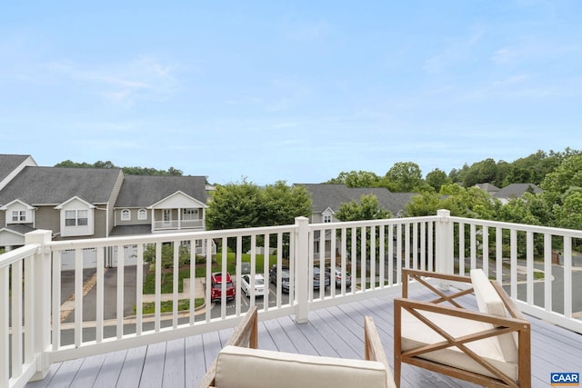 2126 Sundown Pl, Charlottesville, VA 22911 - view of wooden terrace