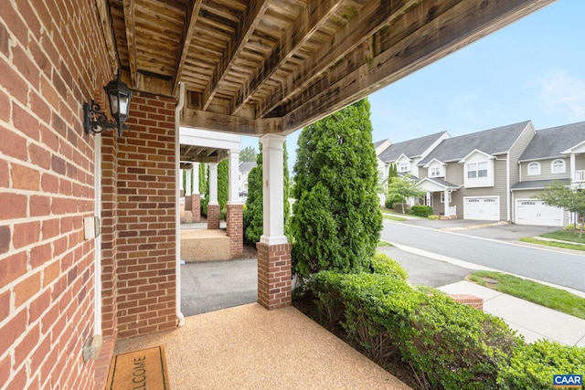 2126 Sundown Pl, Charlottesville, VA 22911 - covered porch with a residential view