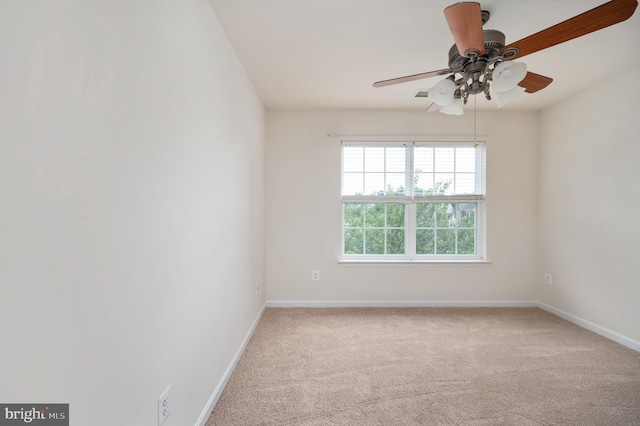1201 Preserve Ln, Fredericksburg, VA 22401 - carpeted empty room with ceiling fan and baseboards