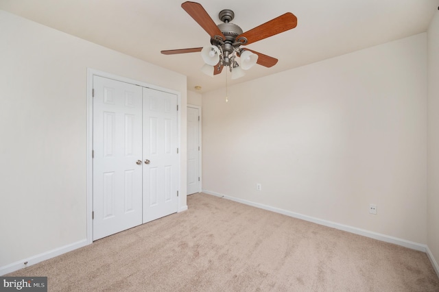 1201 Preserve Ln, Fredericksburg, VA 22401 - unfurnished bedroom featuring carpet floors, a closet, and a ceiling fan