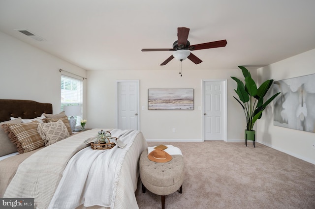 1201 Preserve Ln, Fredericksburg, VA 22401 - bedroom featuring carpet flooring and ceiling fan