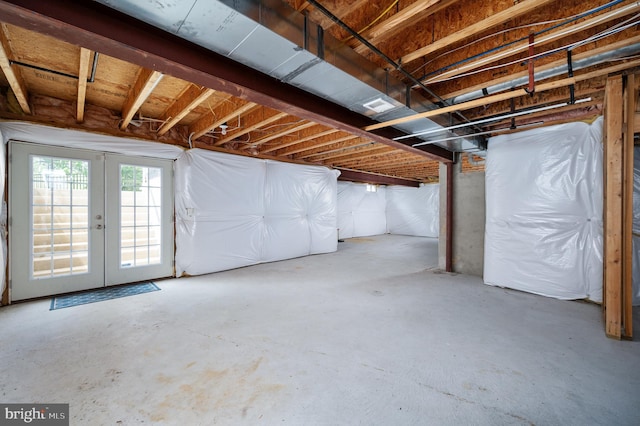 1201 Preserve Ln, Fredericksburg, VA 22401 - basement featuring french doors