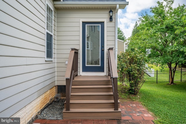1201 Preserve Ln, Fredericksburg, VA 22401 - doorway to property with roof with shingles
