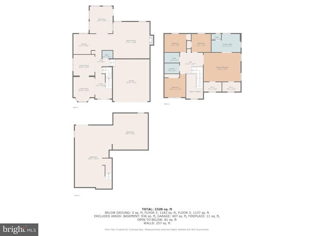 1201 Preserve Ln, Fredericksburg, VA 22401 - view of floor plan / room layout