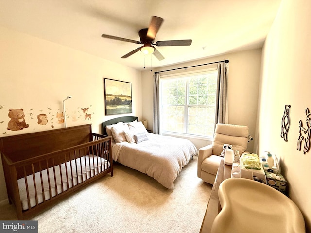 23245 Milltown Knoll Sq Unit 103, Ashburn, VA 20148 - carpeted bedroom with ceiling fan