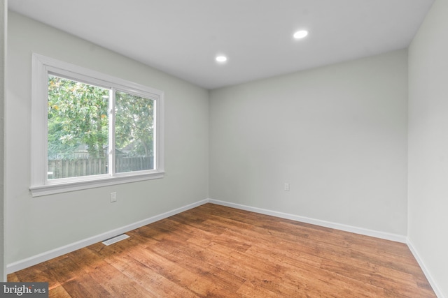 7724 Central Ave, Pasadena, MD 21122 - spare room featuring light wood-type flooring and recessed lighting