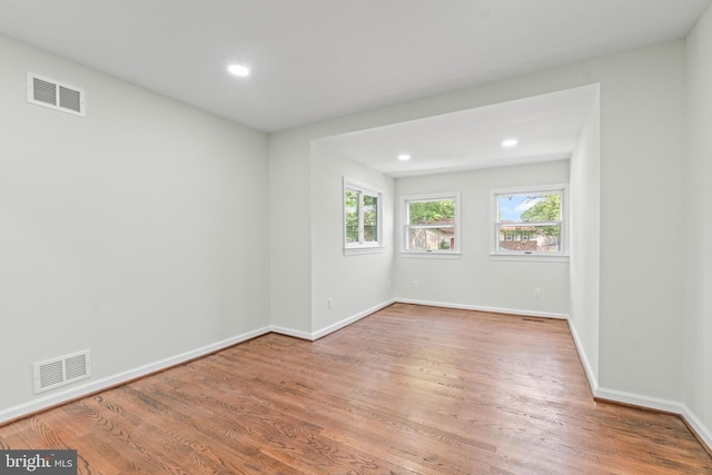 7724 Central Ave, Pasadena, MD 21122 - unfurnished room with wood finished floors and recessed lighting