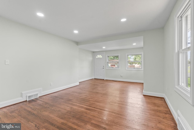 7724 Central Ave, Pasadena, MD 21122 - empty room featuring wood finished floors and recessed lighting