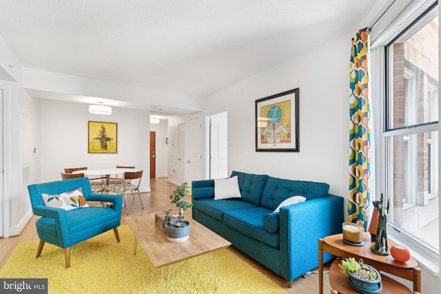 915 E St NW Unit 1103, Washington, DC 20004 - living area featuring wood finished floors