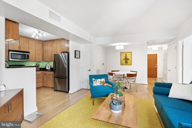 915 E St NW Unit 1103, Washington, DC 20004 - living area featuring light wood-style flooring