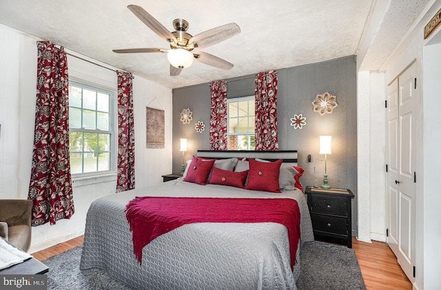 1815 Belle Ave, Dundalk, MD 21222 - bedroom featuring wood finished floors and ceiling fan