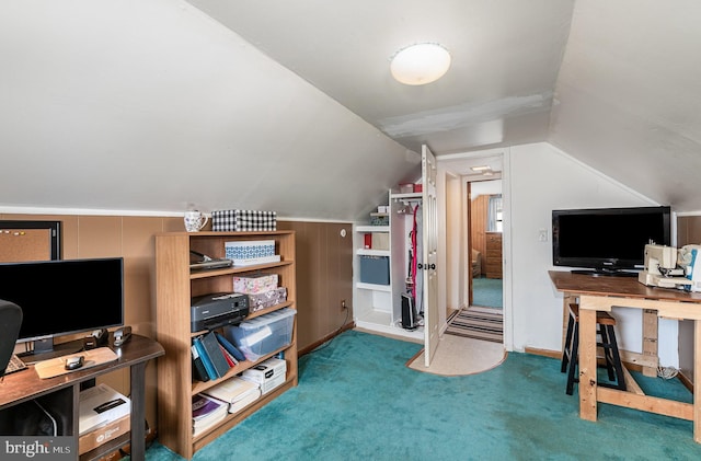1815 Belle Ave, Dundalk, MD 21222 - carpeted office space featuring lofted ceiling