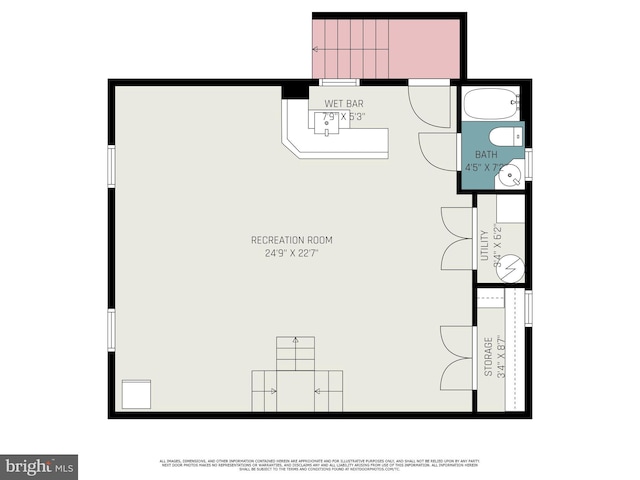 1815 Belle Ave, Dundalk, MD 21222 - view of room layout