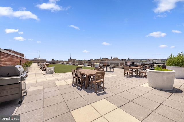 1390 Kenyon St NW Unit 524, Washington, DC 20010 - view of patio / terrace with outdoor dining space and grilling area