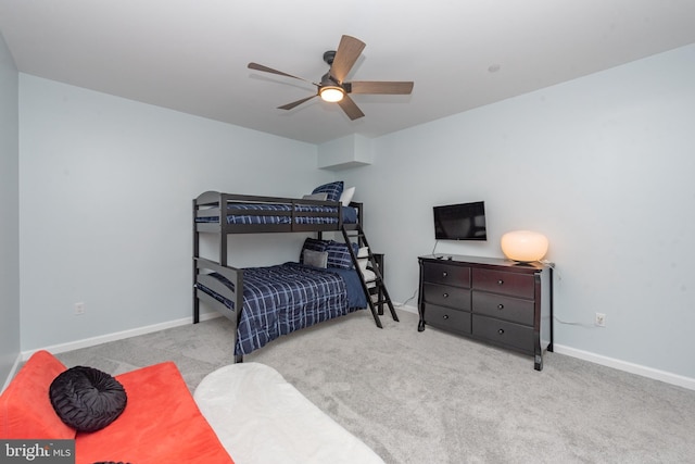 130 Wisp Adventure Rd, Mc Henry, MD 21541 - carpeted bedroom with baseboards and a ceiling fan