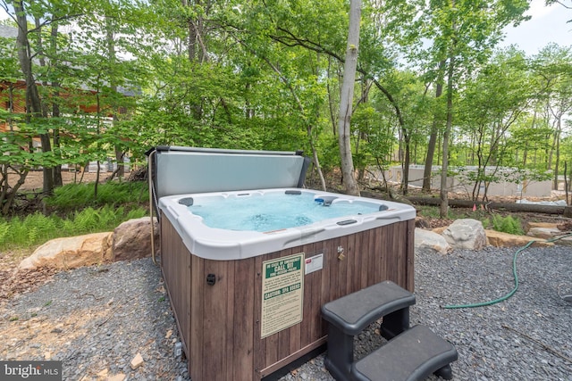 130 Wisp Adventure Rd, Mc Henry, MD 21541 - view of yard with a hot tub