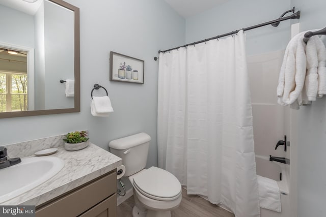 130 Wisp Adventure Rd, Mc Henry, MD 21541 - bathroom with vanity, shower / tub combo, and wood finished floors
