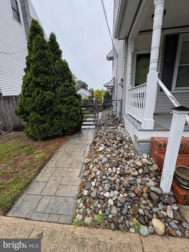 10 Chestnut St, Lumberton, NJ 08048 - view of side of home with a gate