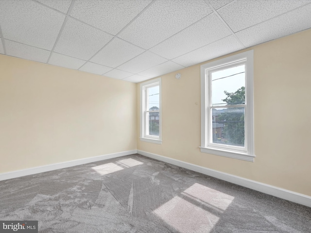 3 S Pine St, Middletown, PA 17057 - spare room featuring a paneled ceiling and carpet