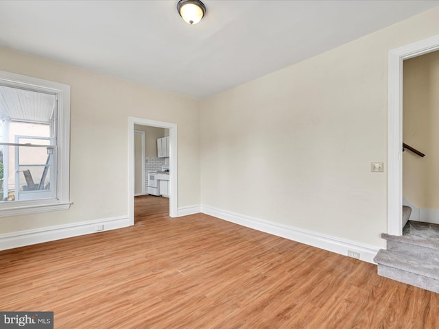 3 S Pine St, Middletown, PA 17057 - spare room featuring light wood finished floors and stairway