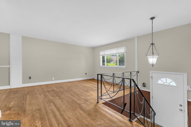 8000 Dellwood Ave, Glenarden, MD 20706 - entryway featuring wood finished floors and baseboards