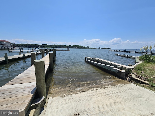 14722 Banks Odee Rd, Newburg, MD 20664 - dock area featuring a boat ramp and a water view