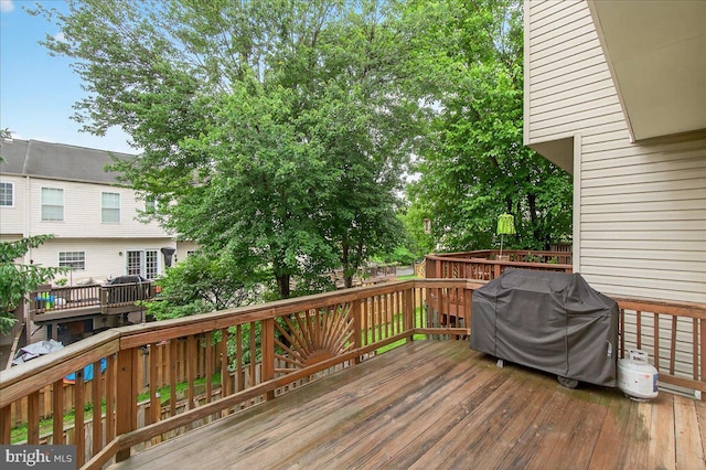 13102 Alpine Dr Unit 2502, Germantown, MD 20874 - wooden deck featuring area for grilling