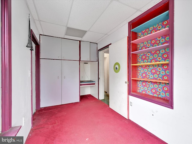 543 W Main Ave, Myerstown, PA 17067 - unfurnished bedroom featuring carpet and a paneled ceiling