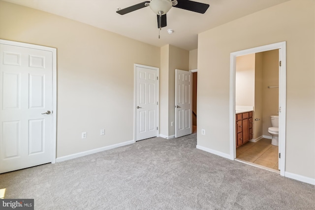 7226 Abbey Rd, Elkridge, MD 21075 - unfurnished bedroom featuring light colored carpet and connected bathroom