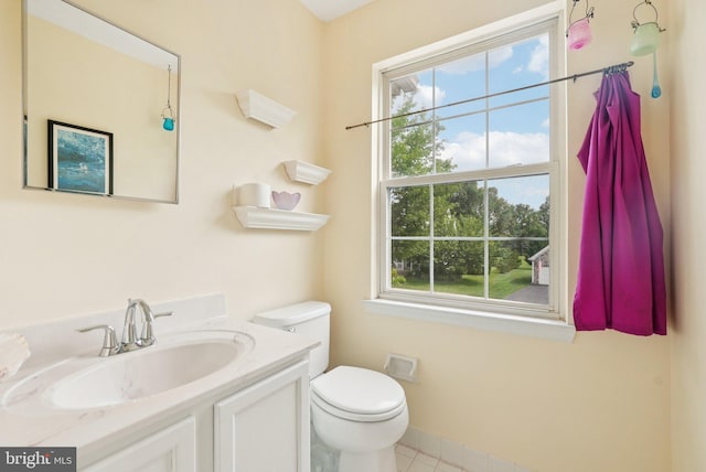 54 Victory Way, Royersford, PA 19468 - half bath with vanity and tile patterned flooring