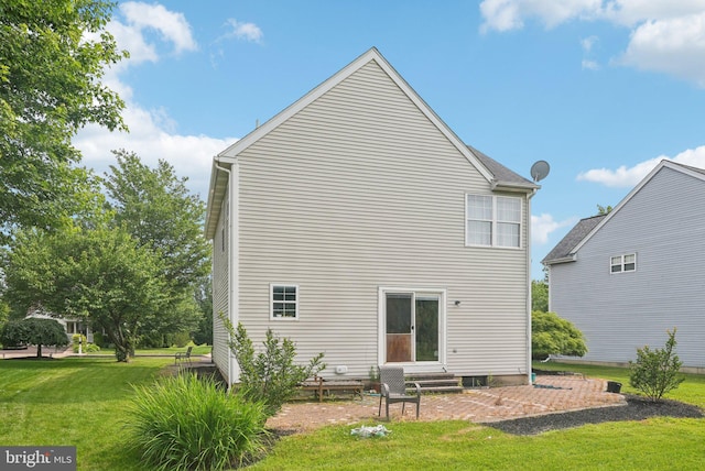 54 Victory Way, Royersford, PA 19468 - rear view of house featuring a yard and entry steps