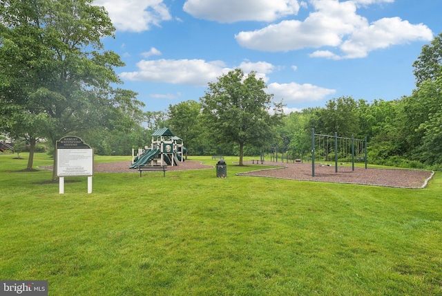 54 Victory Way, Royersford, PA 19468 - community jungle gym featuring a lawn