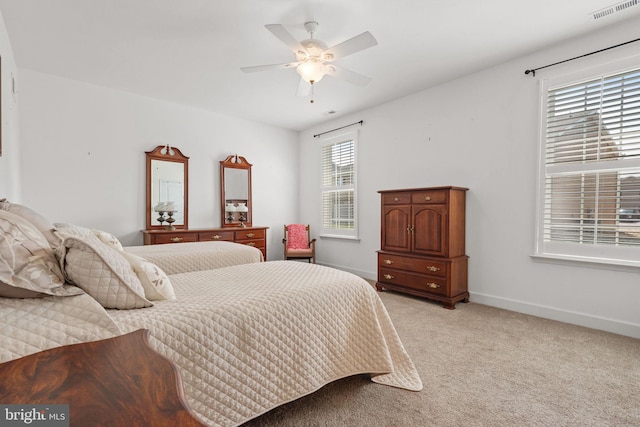 612 Cypress Dr Unit 51, Hanover, PA 17331 - bedroom featuring light carpet and ceiling fan