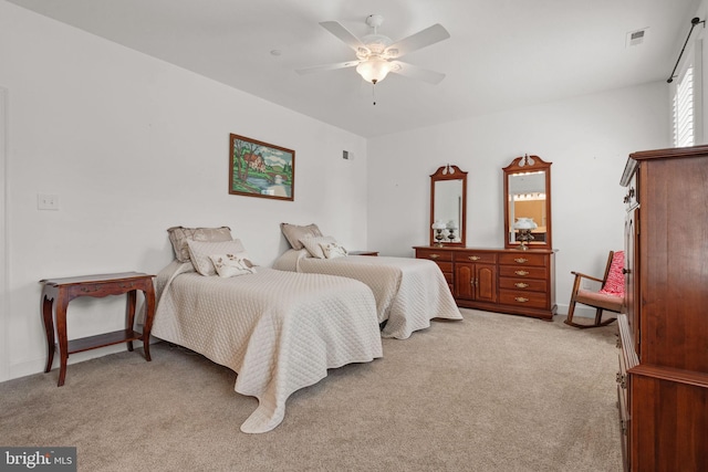 612 Cypress Dr Unit 51, Hanover, PA 17331 - bedroom featuring light colored carpet and a ceiling fan