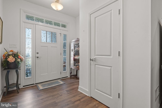 612 Cypress Dr Unit 51, Hanover, PA 17331 - foyer featuring dark wood finished floors